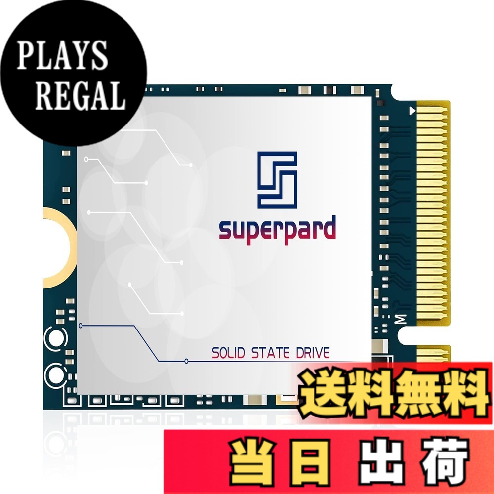 Superpard SSD 1TB NVME M.2 2230 PCIe Gen 3.0x4 30mm 内蔵型 ゲームSSD Steam Deck ROG Ally Surface Pro Ultrabookなどノートパソコン/デスクトップパソコン適用