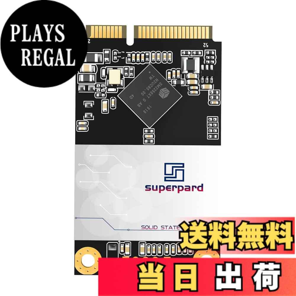Superpard mSATA SSD 256GB 内蔵型 SATA3 6Gb/s 3D NAND ミニSATA ソリッドステートドライブ ノートパソコン/デスクトップパソコン適用 省電力