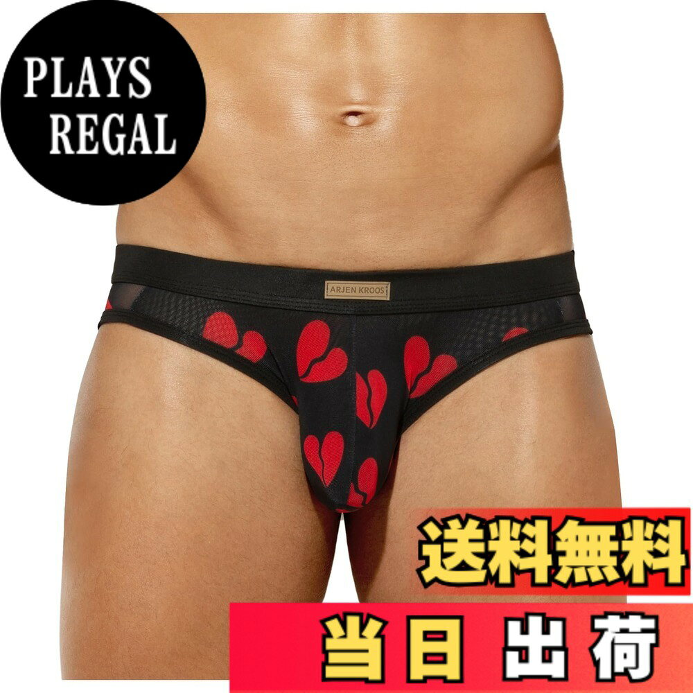 【送料無料】[Arjen Kroos] ブリーフ メンズ セクシー バレンタイン 透け ホワイト...