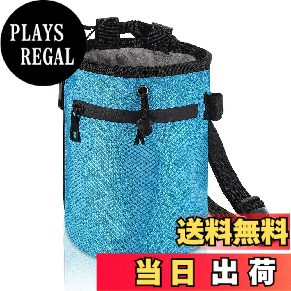 商品情報商品の説明主な仕様 「お手入れ簡単な高耐久素材」表地には丈夫でありながら軽量な耐久性に優れたナイロン素材を使用しており、裏地には柔軟性と速乾性を兼ね備えたフリース素材を採用していることより、クライミングやボルダリングにおいても、汚れや天候に左右されることなく安心してご使用いただけます。また、チョークの粉が飛散しにくく、環境を清潔に保つことが対応してくれます。「片手で開け閉めできる巾着タイプ」バッグの直径は13cmで、開口部はドローコード付きの巾着式設計となっており、片手で簡単に開閉できます。デザインには、開口部をしっかりと絞らなくても、中身が落ちにくい工夫が施されており、クライミング中に素早くチョークアップが可能です。これにより、クライミング中の集中力を高めることが期待できます。「2way装着で自由な使い方」D型カラビナと調節可能なウエストベルトが付属しており、装着方法をお好みに合わせてお選びいただけます。カラビナを使用して素早く取り付けることができ、腰ベルトでしっかりと安定感を持たせることも可能です。ウエストベルトは体型に合わせて調節でき、安定性と快適性を提供します。カラビナには鍵やアクセサリー、その他小物を掛けることもでき、利便性が向上します。「ダブルポケットで収納力アップ」従来のデザインよりも進化し、縦・横の2方向にファスナー付きポケットを配置しています。これにより、クライミングの道具やブラシ、鍵などの小物を整理して収納でき、紛失の心配が要らなくなり、必要なアイテムをすぐに取り出せる利便性も兼ね備えています。「多用途に使えるアウトドアポーチ」ロッククライミングやボルダリング専用のチョークバッグとしてはもちろん、ペイントボールやサバイバルゲームなどのアクティブなスポーツにも最適です。さらに、軽い外出や散歩などの際にも、必要な小物を収納するための便利なポーチとして使用でき、日常のあらゆるシーンで活躍してくれます。
