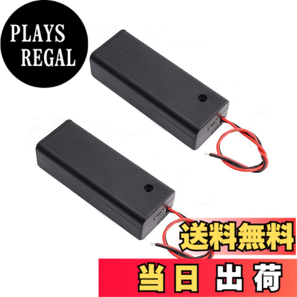 商品情報商品の説明電子工作、LEDフラッシュライト、おもちゃ、リモコンなど、様々な用途に適用します。主な仕様 サイズ：69*34*18mm（3V）、69*47*18mm（4.5V）セット内容：2本/3本電池ボックス*2　※電池は付属いたしません。材質：プラスチック製。 カバー、ON/OFFスイッチ、接続用のワイヤーリードが付いています。ばね荷重設計により、バッテリーを簡単に取り付けることができます。電子工作、LEDフラッシュライト、おもちゃ、リモコンなど、様々な用途に適用します。