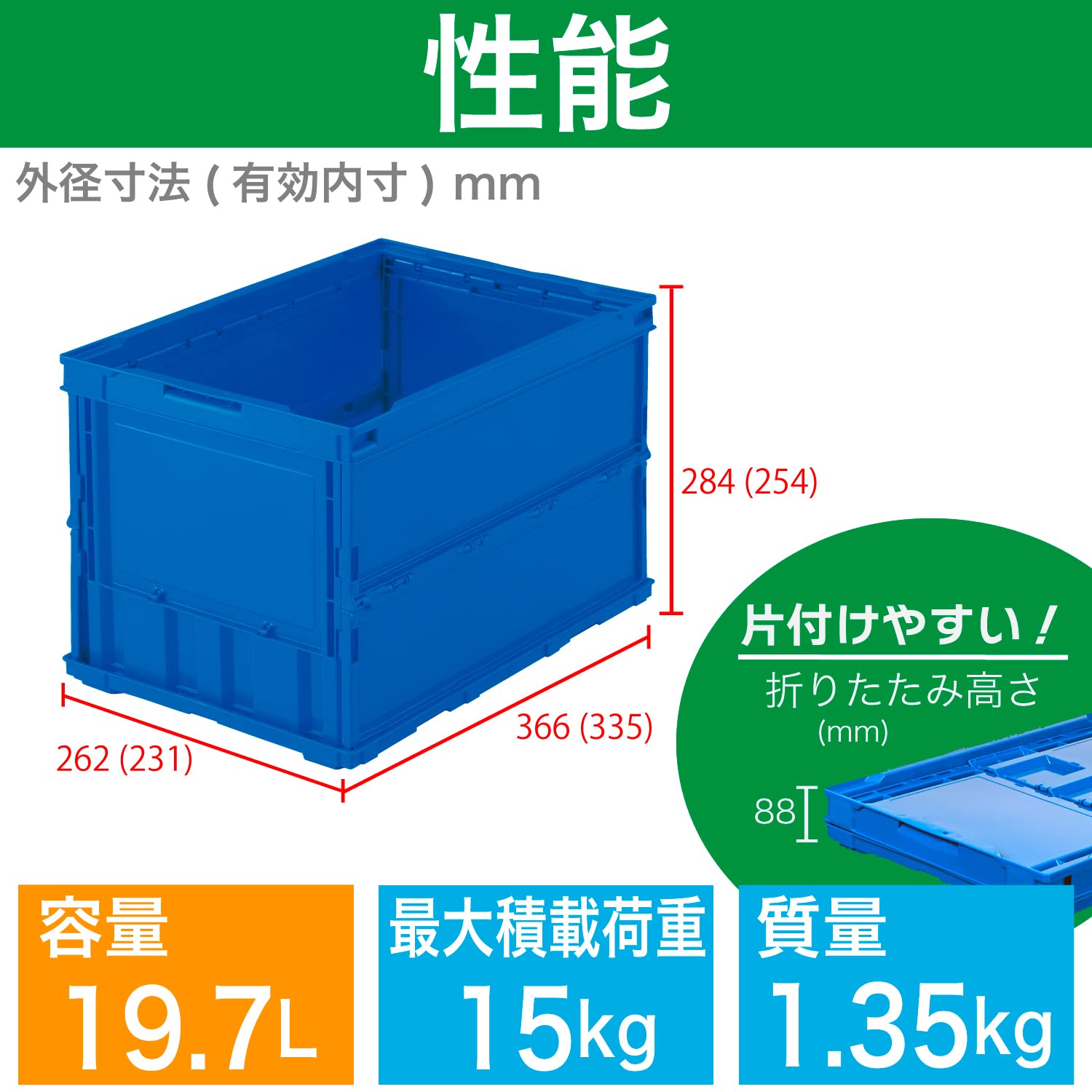 【送料無料】トラスコ中山(TRUSCO) 収納ケース 収納ボックス 薄型折りたたみコンテ...