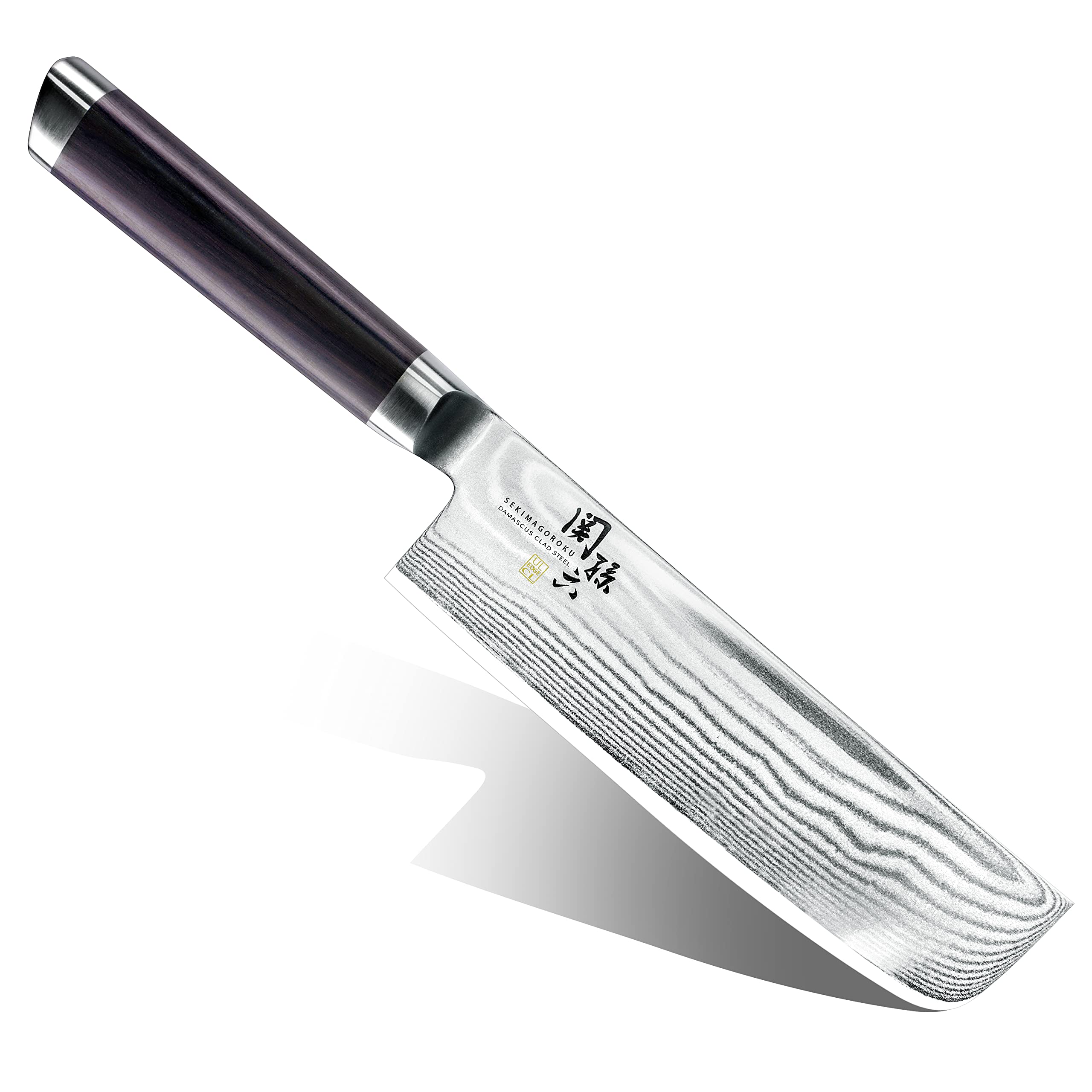 Rakuten - 【送料無料】貝印 KAI 菜切り包丁 関孫六 ダマスカス 165mm 菜切 日本製 AE5206