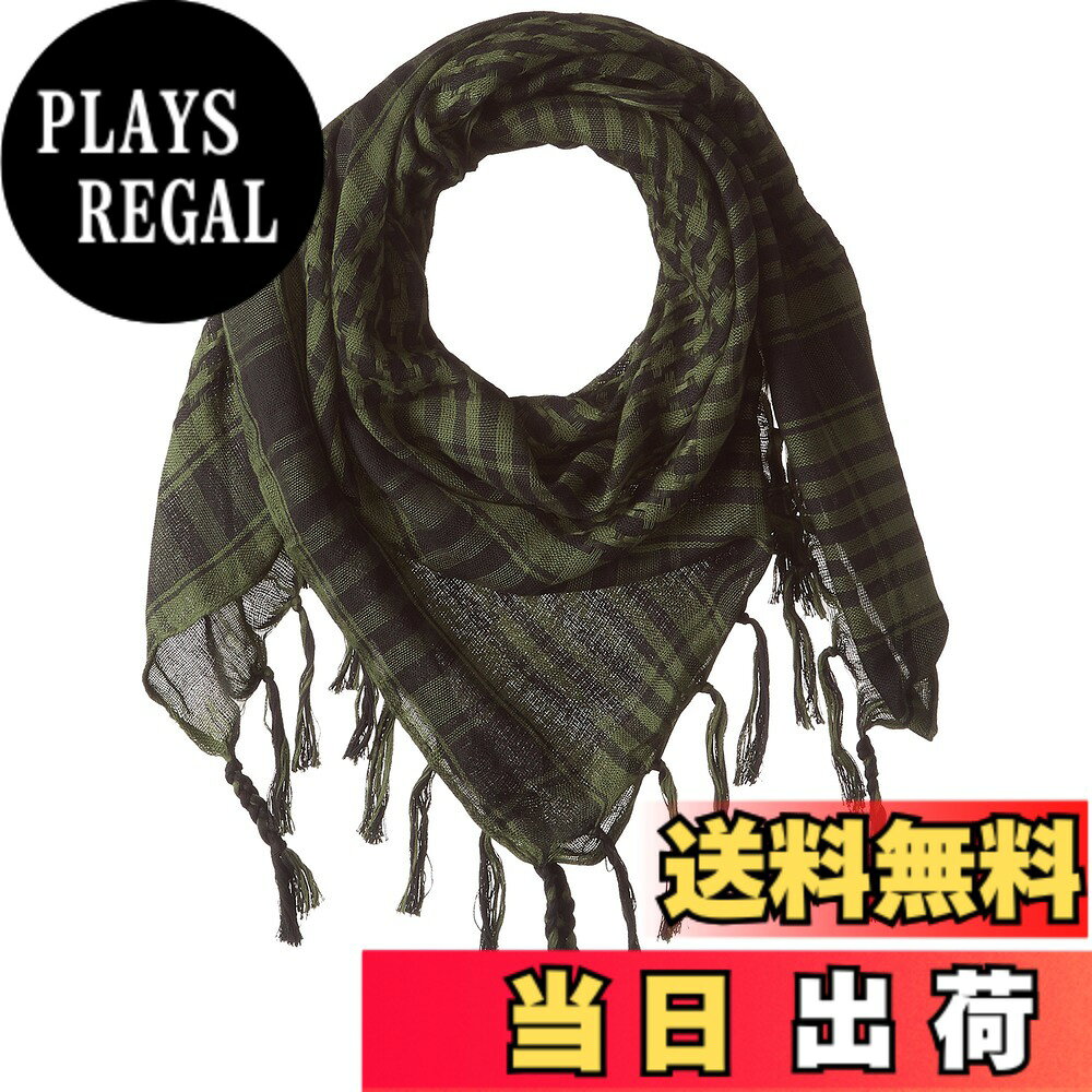 【送料無料】Dhana Style アフガンストール アラブストール チェック柄マフラー スカーフ (グリーン)
