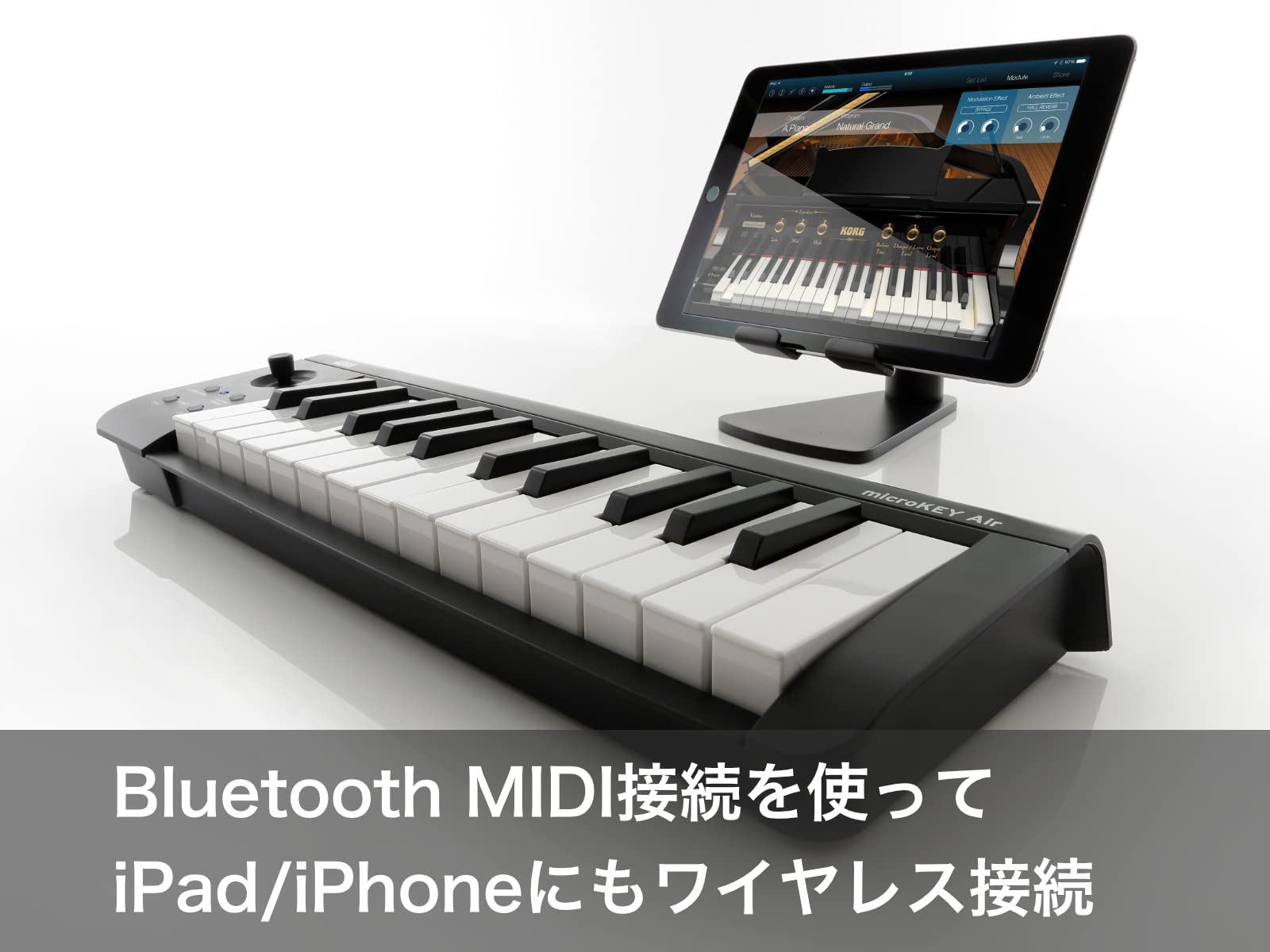 【送料無料】KORG （コルグ） ワイヤレス MIDI キーボード コントローラー Bluetoo...