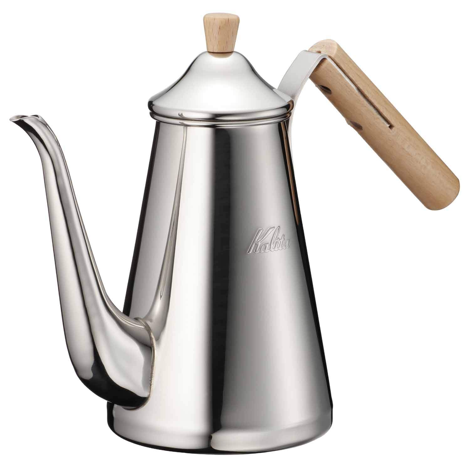 【送料無料】カリタ Kalita 燕三条 職人拘り コーヒーポット ステンレス 木柄ハンドル 700ml 細口 ノズル 直火 日本製 スリム 700SSW #52202ドリップポット ケトル やかん コーヒーメーカー ヤカン サーバー 麦茶 白湯 レトロ かわいい おしゃれ キャンプ 珈琲 アウトド plays23-10154037 PLAYS REGAL サンプル画像2