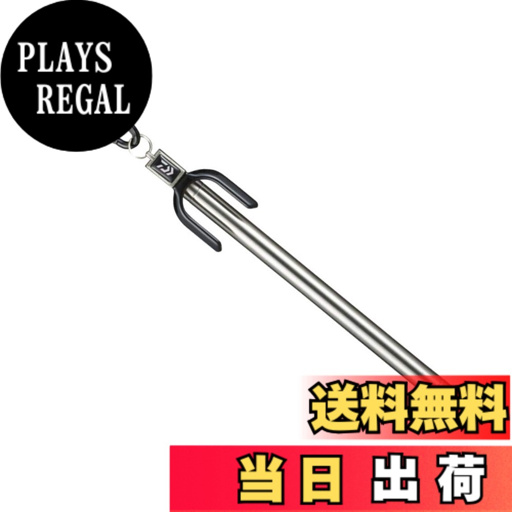商品情報商品の説明タックルを直置きしたくないサーフや干潟で、休憩したい時や両手で作業したい時に便利な一本足タイプの竿掛け。主な仕様 カラー:ブラック全長(cm):約88br仕舞サイズ(cm):約27brロッドを直置きしたくない時に便利な一本足竿掛け。鋭い先端加工でサクッと砂に差し込み可能。(※先端部が鋭いので取り扱いには十分ご注意のうえ、使用しない時は保護チューブを被せてください。)シャフト部の振り出し構造とロッド掛け部の折り畳み機構でコンパクトに収納が可能で持ち運びもかさばらない。ロッド掛け部は大事なロッドをキズから守り、かつ滑りにくいディッピング加工。カラビナ付きでライフジャケットやウエストバックのDカンなどに取り付け可能。
