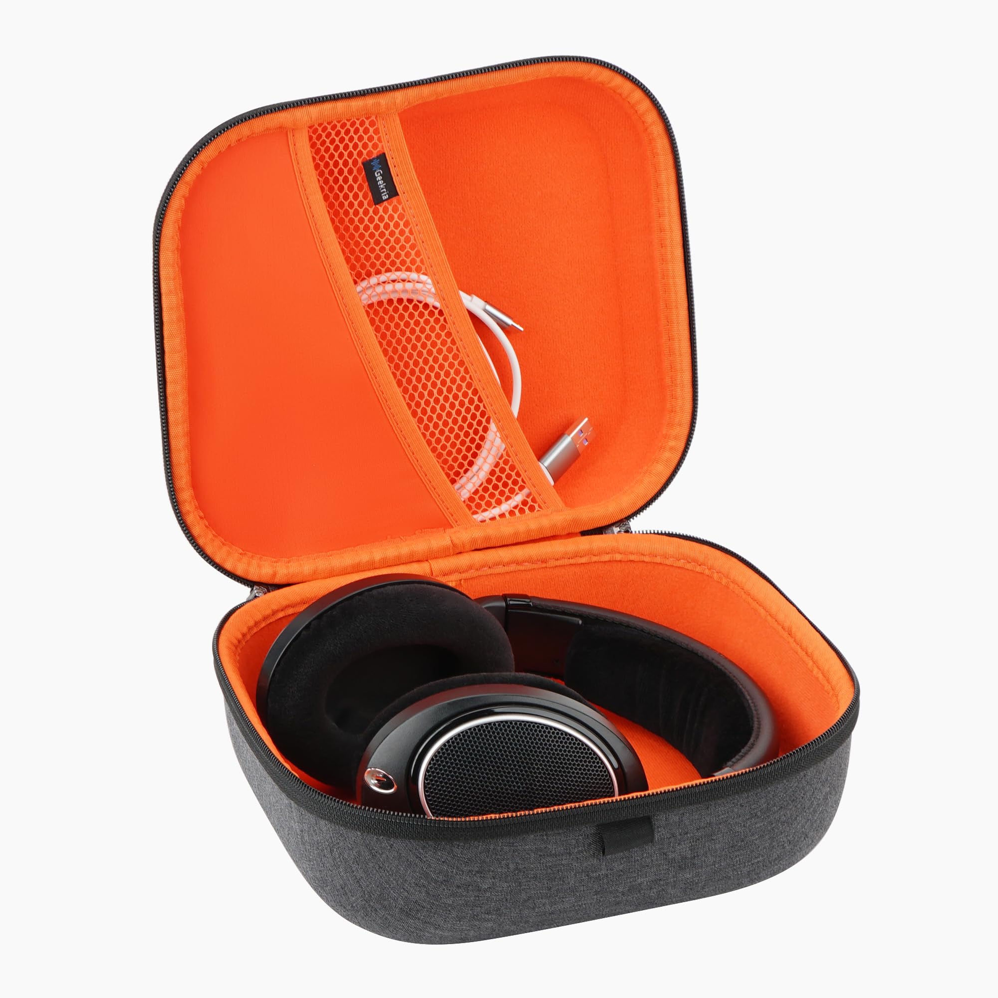 【送料無料】ヘッドフォンケース for SENNHEISER HD598、HD558、HD518、HD595、HD555、HD515、HD650、HD600、Sony v700dj、7509hd、7506、フルサイズハードキャリーケース/ヘッドセット旅行バッグ。 EJB-0001-05 plays23-10065930 PLAYS REGAL サンプル画像2