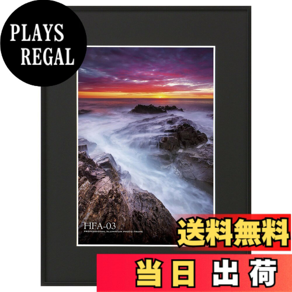 【送料無料】ハクバ HAKUBA 額縁 アルミ HFA-03 A4 ブラック HFA-03-A4