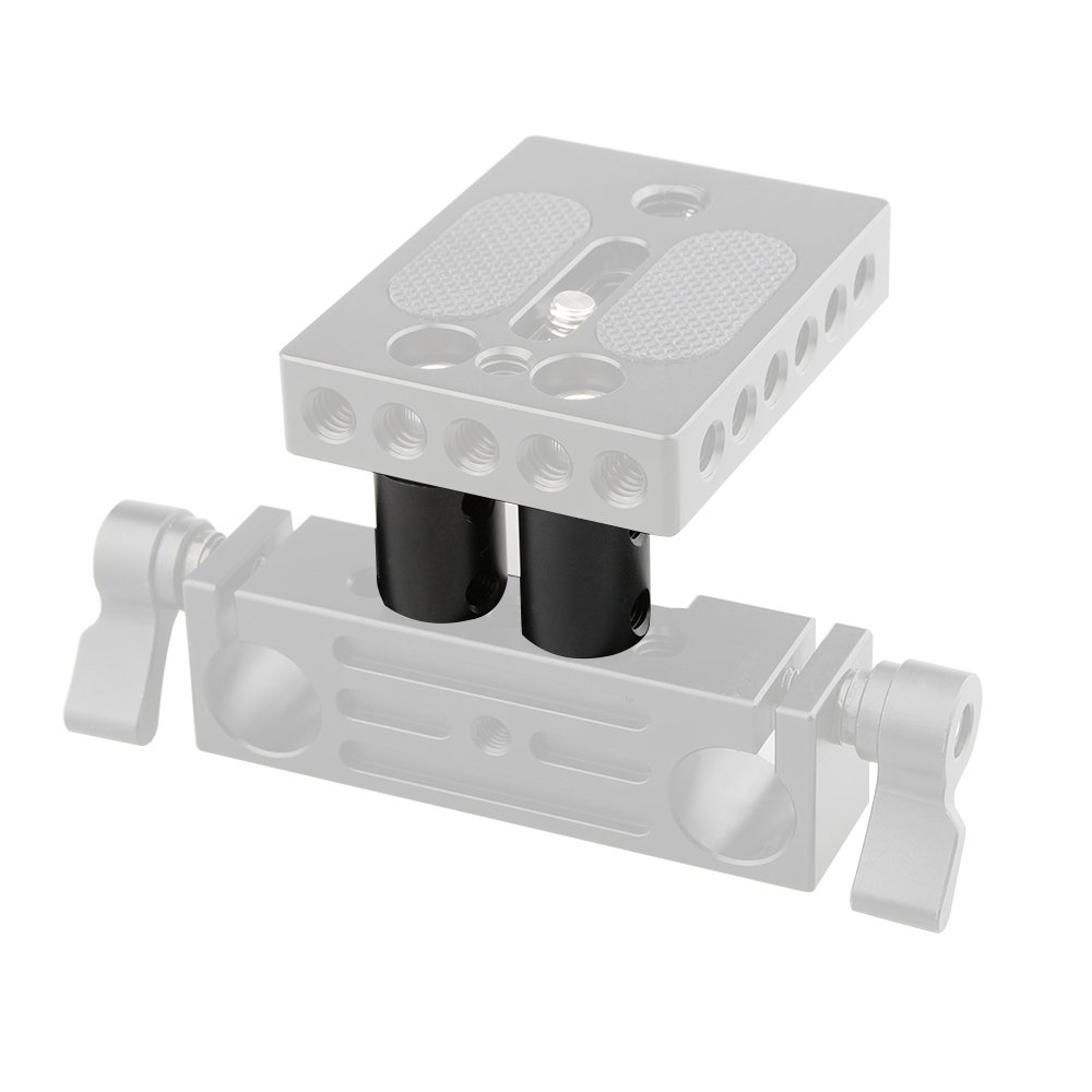 【送料無料】CAMVATE 15mmマイクロロッド 長さ20mm（2個セット）