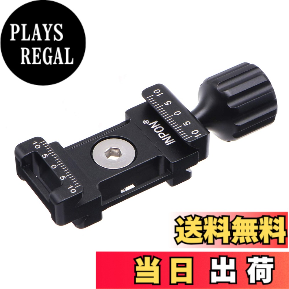 【送料無料】INPON 25mm クイックリリースクランプ アルカスイス互換 ストラップホール