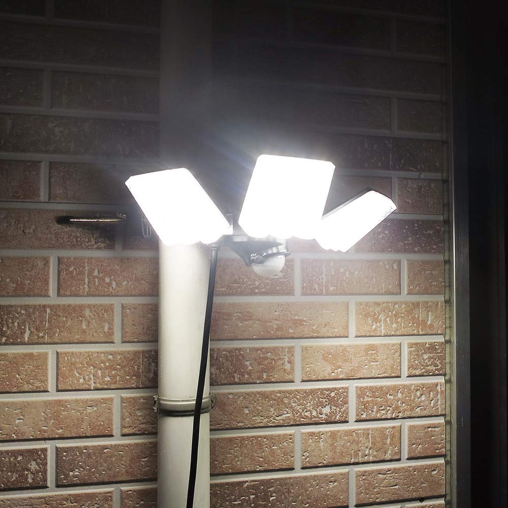 DAISHIN センサーライト DLA-7T300 3灯式 AC コンセント 100V LED 人感センサーライト 屋外 外 屋 plays23-10819981 PLAYS REGAL サンプル画像2