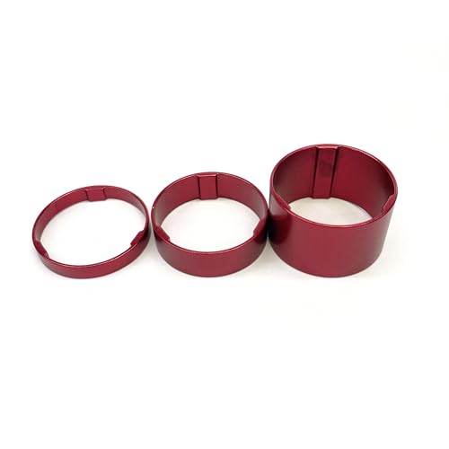 PLAYS REGALの【送料無料】エヴァディオ(Avedio) 軽量アルミスペーサー 5mm、10mm、20mm レッド 各1枚 70586｜アングル3