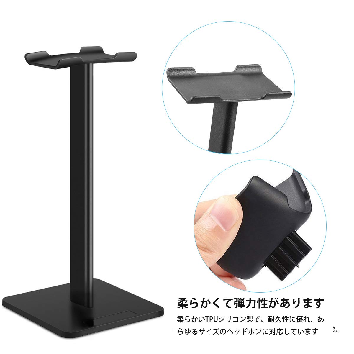 【送料無料】FEYCH ヘッドホンスタンド アルミ合金 ヘッドフォン スタンド 組み立...