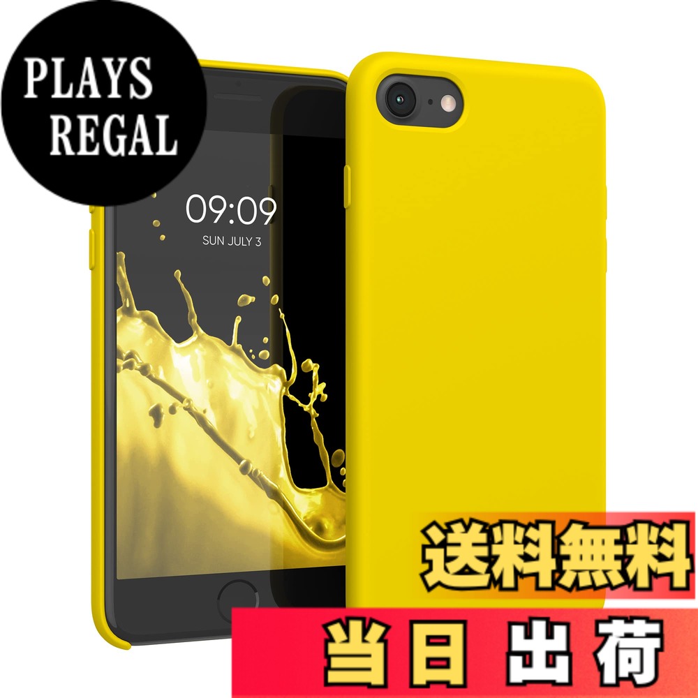 【送料無料】kwmobile スマホケース Apple iPhone SE3 / iPhone SE2 / iPhone SE (2022) / iPhone SE (2020) / iPhone 8 / iPhone 7対応 ケース - TPU リキッド シリコン カバー - 耐衝撃 傷防止 サラサラ Case