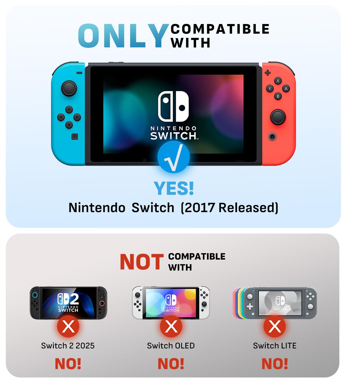 PLAYS REGALの【送料無料】Mumba Nintendo Switch 用 ケース TPUグリップ 保護カバー ドッキング可能 アクセサリー Nintendo Switch とJoy-Con コントローラー対応 [Blade シリーズ] (レッド, Nintendo Switch)｜アングル2