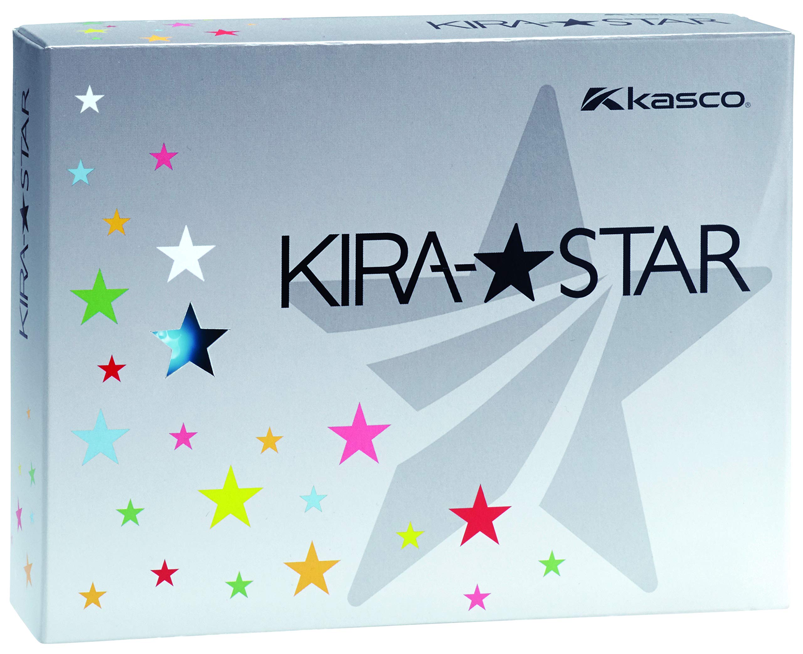 【送料無料】キャスコ(Kasco) ゴルフボール KIRA STAR2 キラスター2N アクア ダース