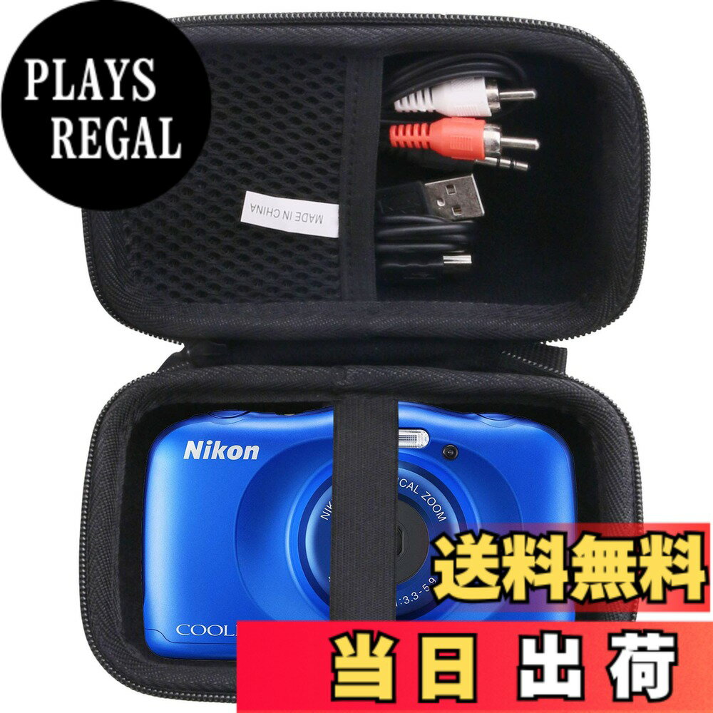 【送料無料】Nikon デジタルカメラ COOLPIX W150/W300/A100/A10 専用保護収納ケース -waiyu JP (Storage case, Black)