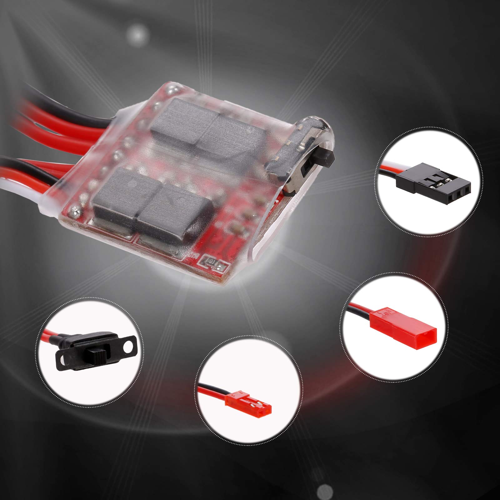 【送料無料】GoolRC 30A ESC RCカー用 ブラッシュド フォワード リバース ブレーキ...