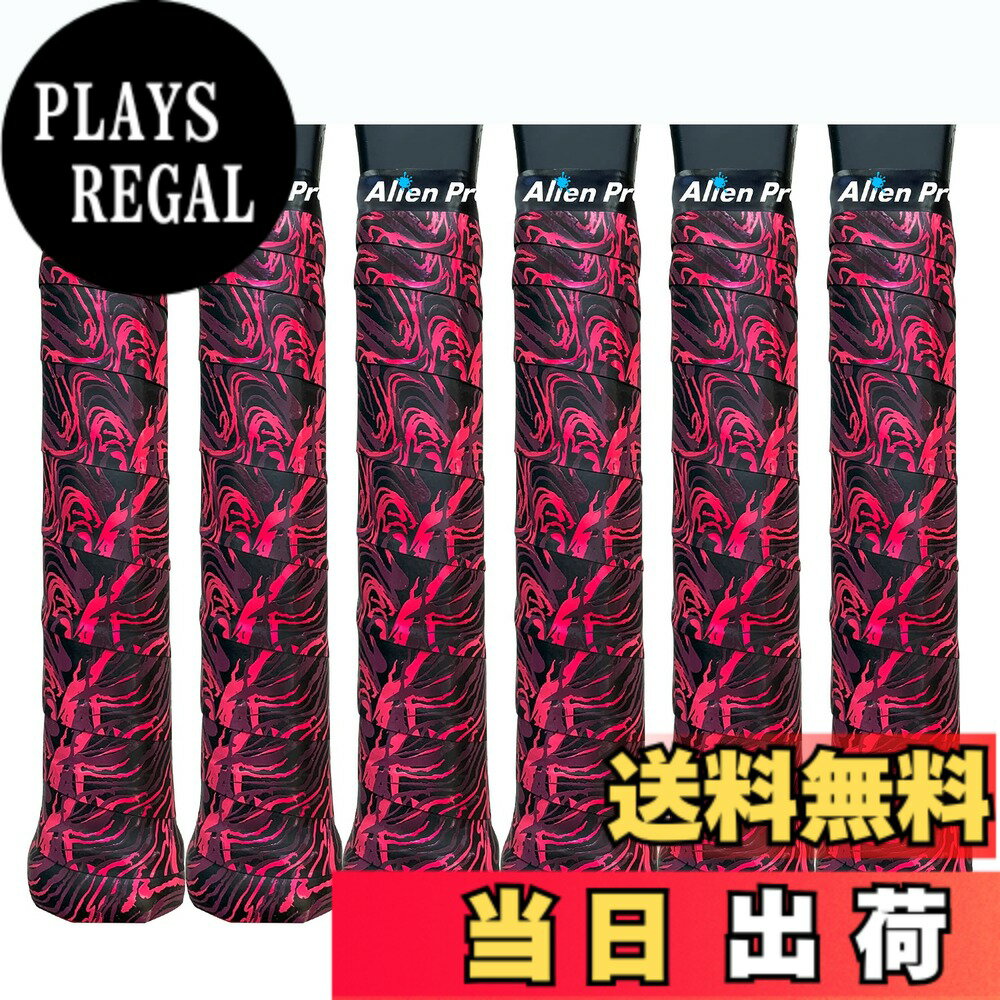 【送料無料】Alien Pros テニスラケットグリップテープ（6グリップ）− タックモイスチャーフィールテニスグリップ − テニスオーバーグリップテープ、テニスラケット − ラケットに巻いて、高性能にしましょう（6グリップ）