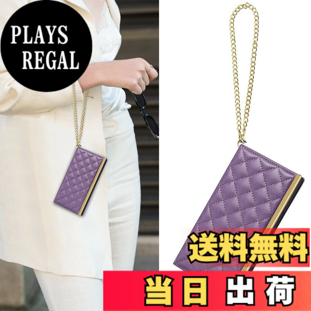 樂天商城 - 【送料無料】Pelanty for iPhone 7 plus ケース手帳型 for iPhone 8 plus 携帯カバー PUレザー ストラップ付き 女性可愛い 化粧鏡付き suica ICカードホルダー 財布型カバー 手持ち縄掛け スタンド機能 耐衝撃性 落下保護 多機能 アイフォン7plus/ 8plus（短縄-パープル