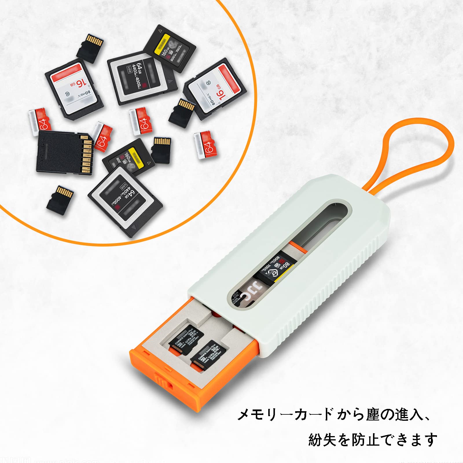 【送料無料】JJC 引き出し SD & Micro SD カードケース 6 枚 SD/SDHC/SDXCカード +...
