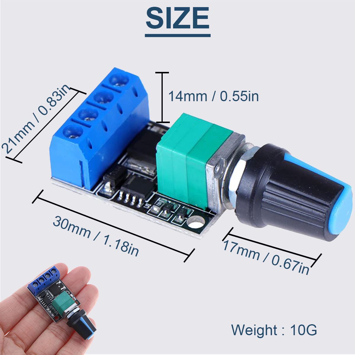 【送料無料】DAOKAI 2PCS MIni の速度のコントローラー モジュール PWM DC モータ...