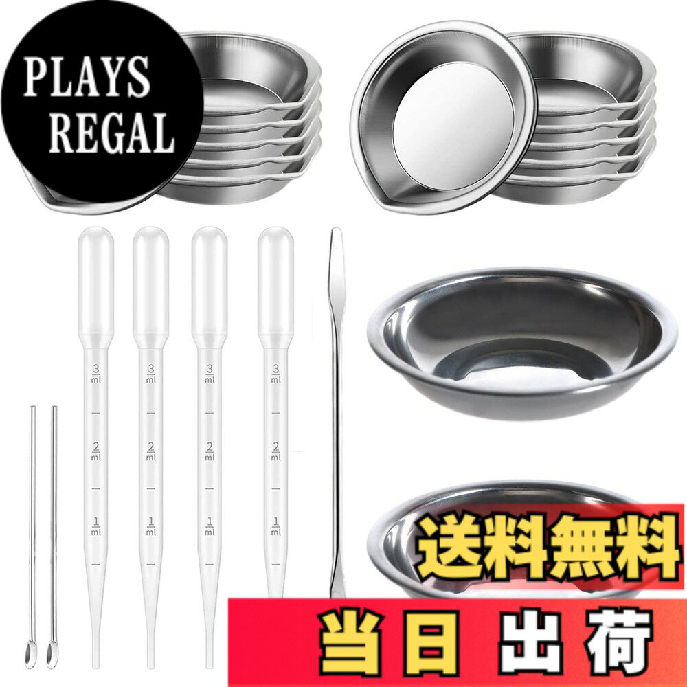 【送料無料】HUAZONTOM プラモデル 塗装セット 21点セット ステンレス 塗料皿 調色スティック かくはん棒 スポイド 絵皿 プラモデル塗料用 ホビー用塗装用具 ガンプラ 塗装セット プラモ初心者セット