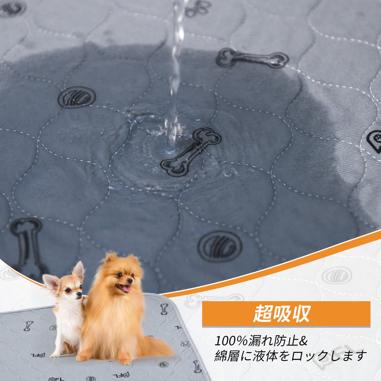 【送料無料】LOOBANI 洗えるペットシーツ 猫 犬用 おしっこパッド ペットマット ペ...
