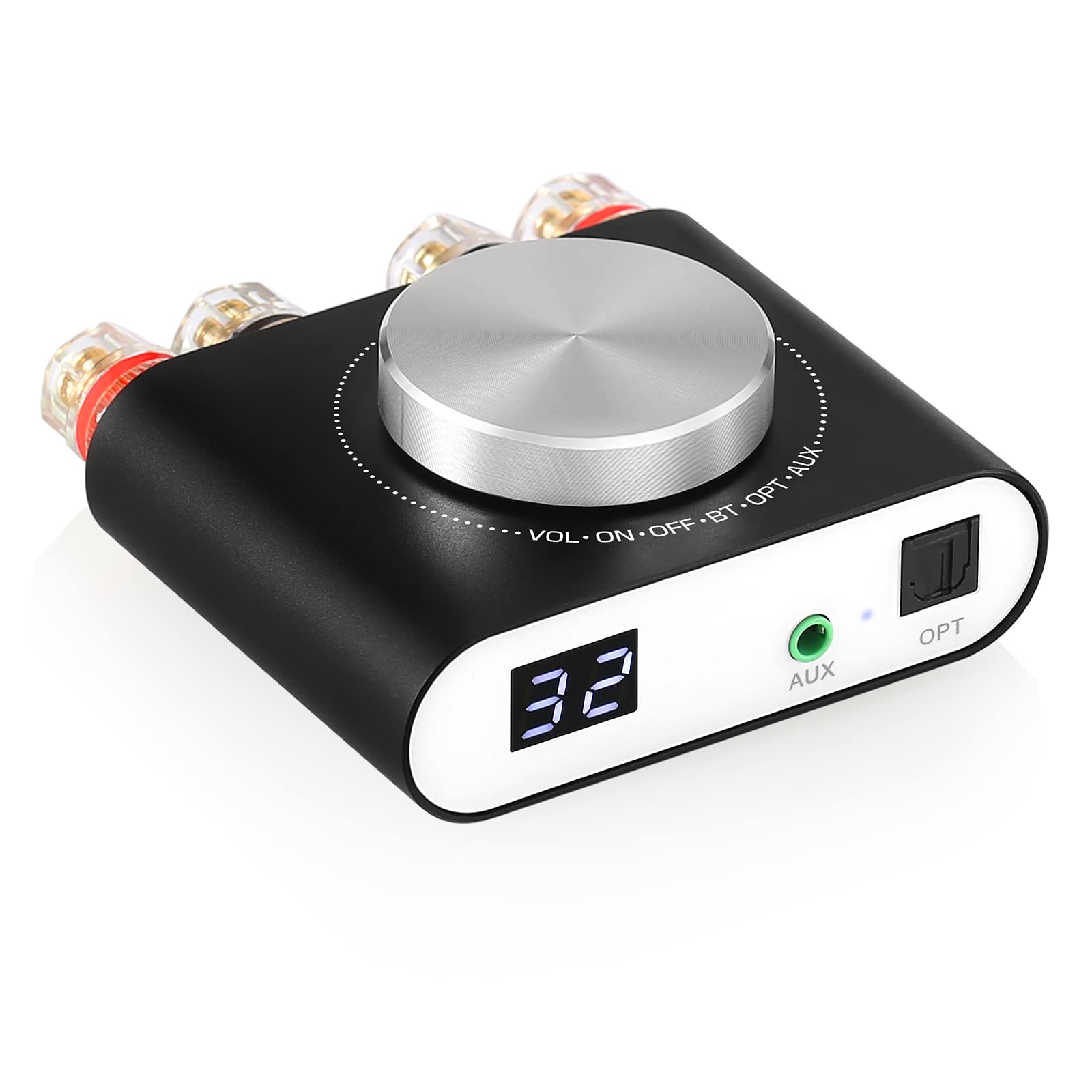 【送料無料】Nobsound Q10 デジタルアンプ 100Wx2： TPA3221チップ搭載 Bluetooth 5.0/光入力 車載対応 DC9-24V 超小型77mm (電源アダプター非付属) plays23-10491954 PLAYS REGAL サンプル画像2