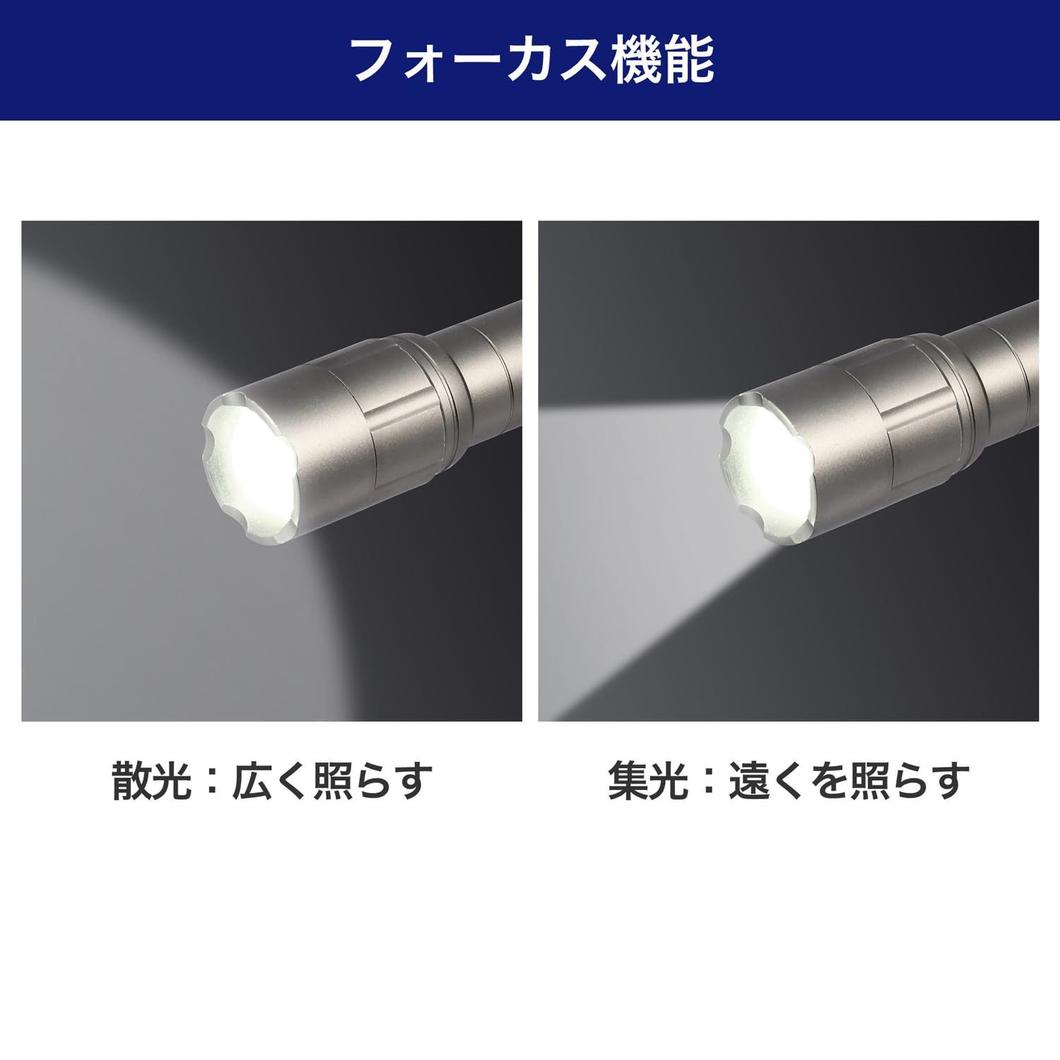【送料無料】エルパ(ELPA) LEDアルミライト 高輝度 懐中電灯 強力 防塵・防水性能 ...