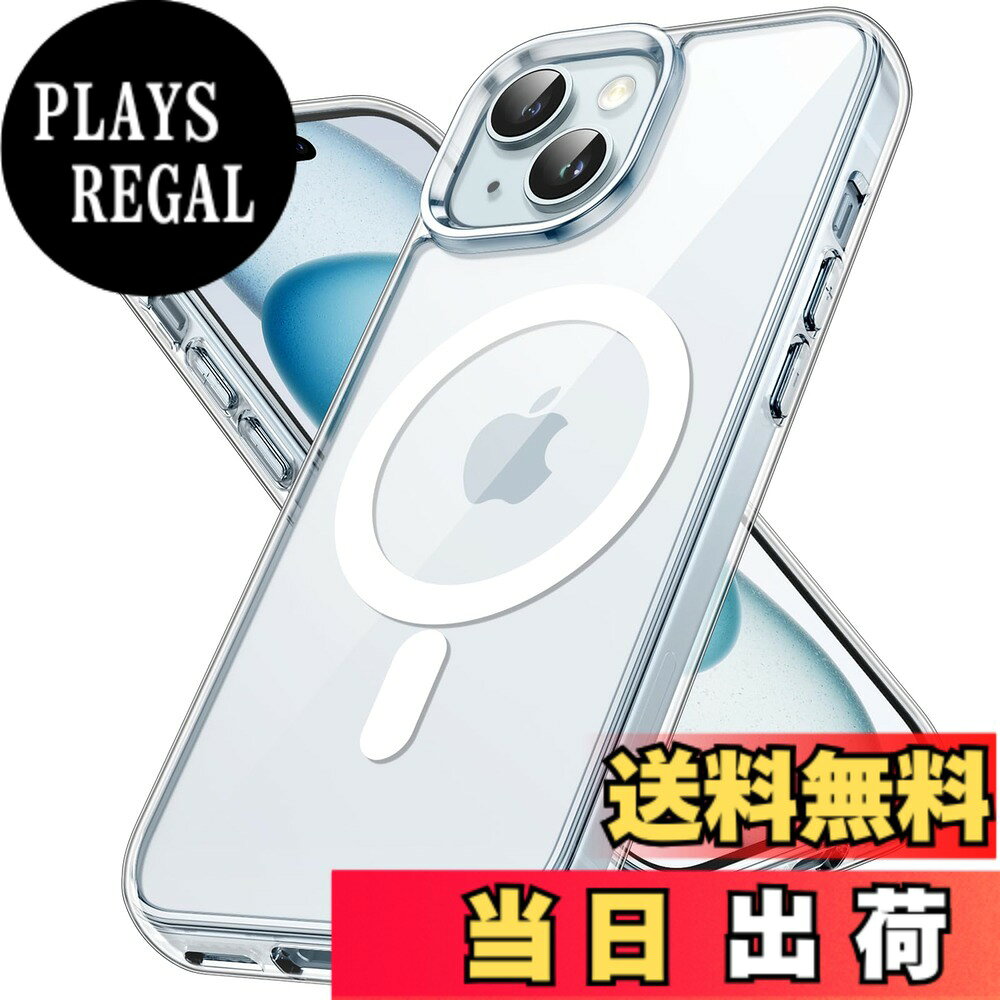 【送料無料】JETech iPhone 15 Plus 6.7インチ用 マグネット ケース MagSafe ワイ...