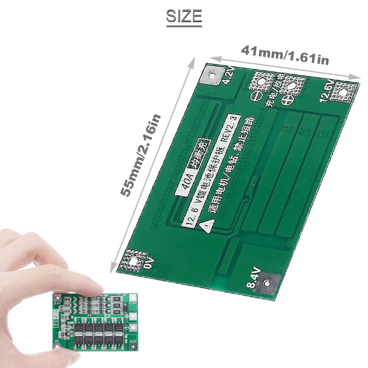 【送料無料】Youmile 4個 PCB保護ボード18650リチウム電池保護ボード3S 40Aリチウ...