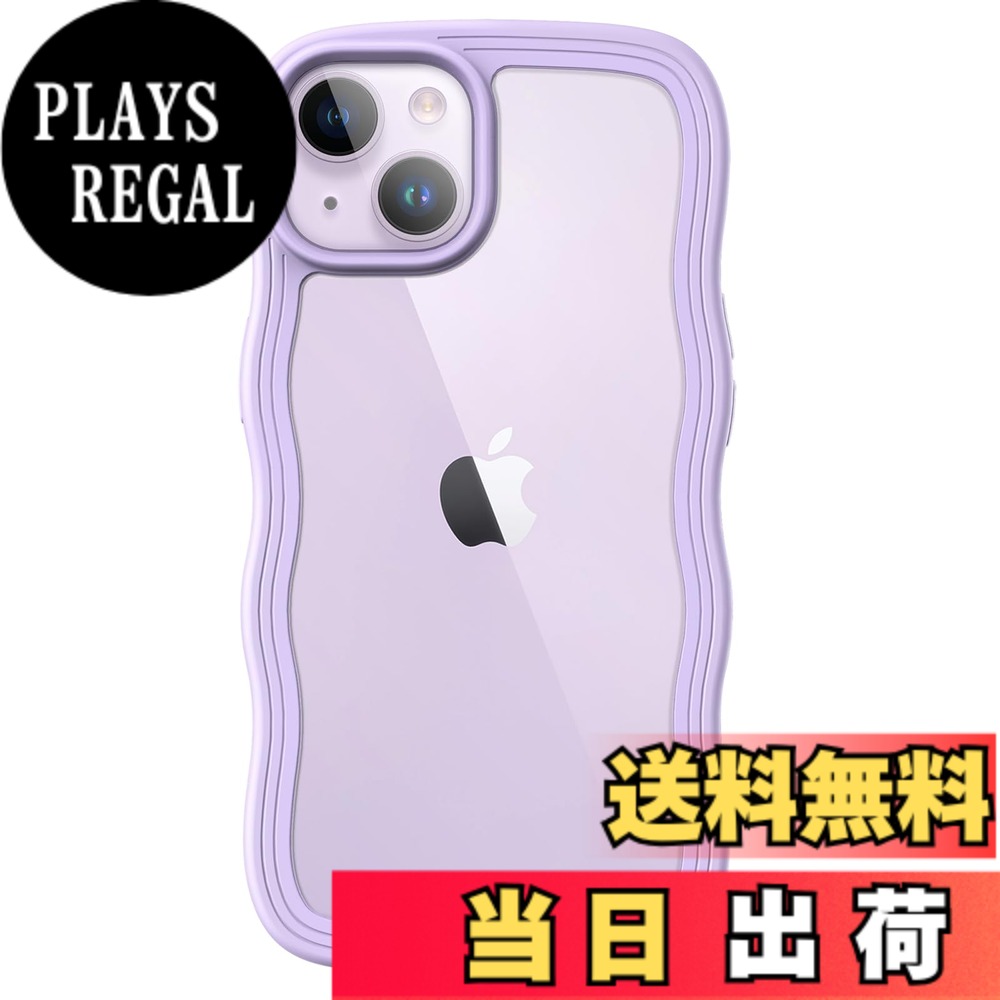 【送料無料】JETech iPhone 14 6.1インチ用 かわいい ケース 波状フレーム うねう...