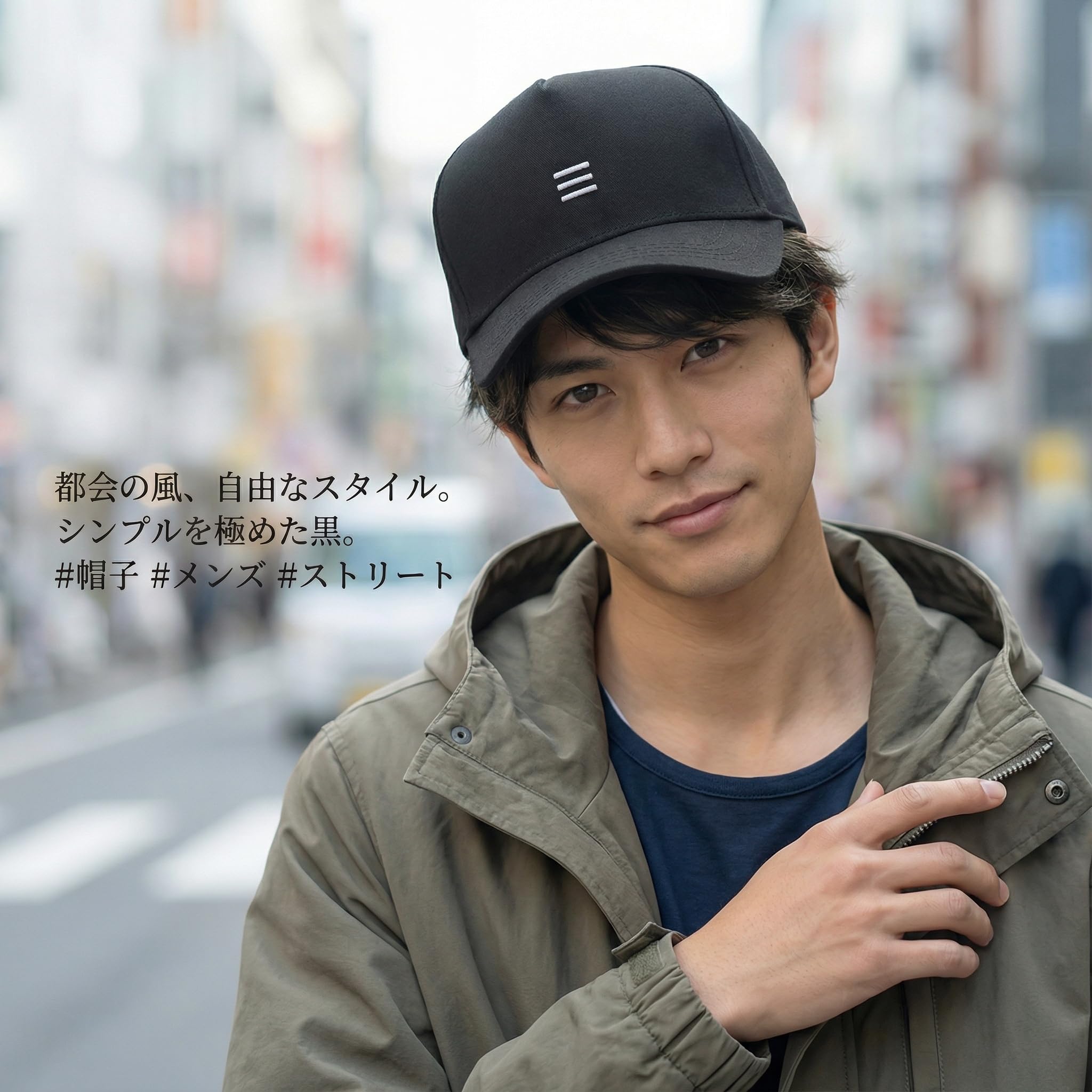【送料無料】[Lovechic] キャップ 大きいサイズ メンズ 帽子 深め クラウンが高 XL 春 夏 秋冬 男女兼用（ブラック-w） plays23-11858193 PLAYS REGAL サンプル画像3