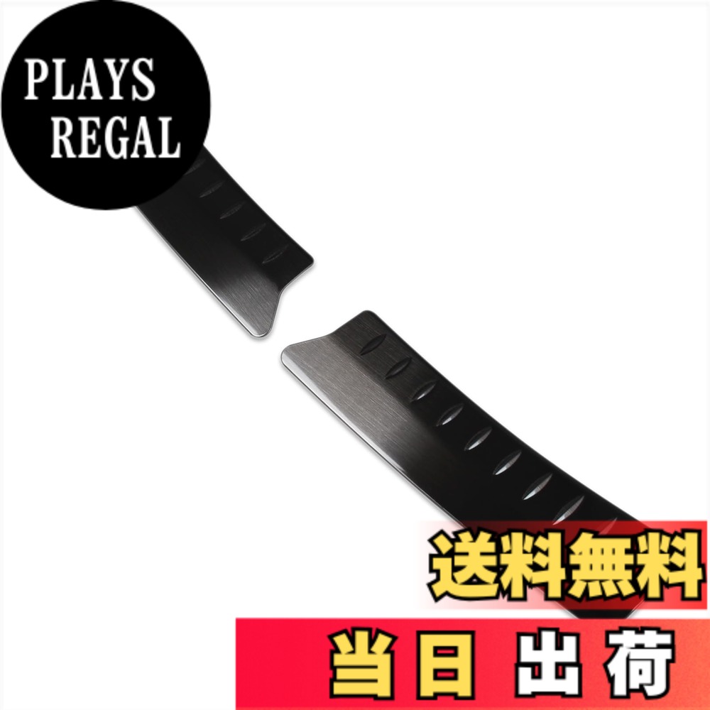 【送料無料】RUIQ スバル 新型 クロストレック インプレッサ GU系 専用 内装 ステンレス ラゲッジ キッキングプレート スカッフプレートバック リア インナースカッフ カバー ガード ボード 保護 ガーニッシュ Subaru Crosstrek Impreza 専用 設計 (黒色)