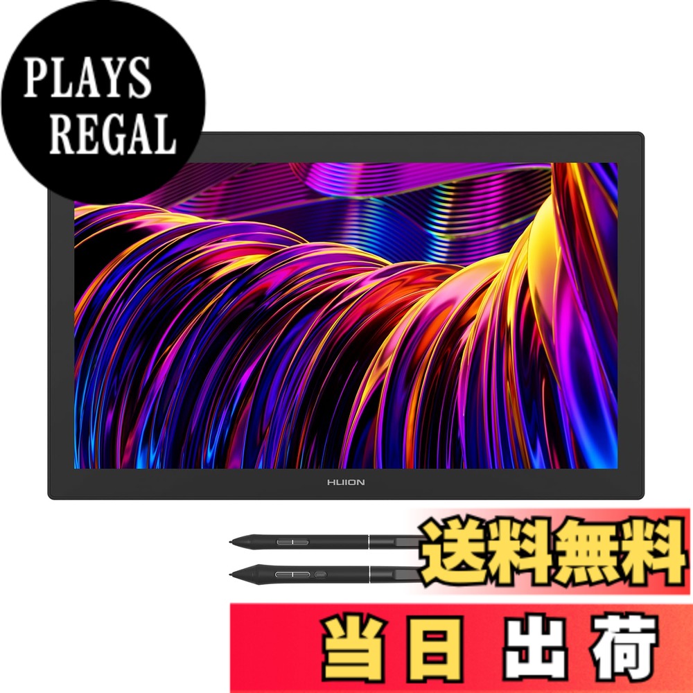【送料無料】HUION 液タブ 液晶タブレット Kamvas Pro 27 (4K) 27型の大画面 4Kディスプレイ Pentech 4.0テクノロジーへのアップグレードのペンPW600&PW600S(Slim) 16384レベルの筆圧検知に対応 左手デバイス付