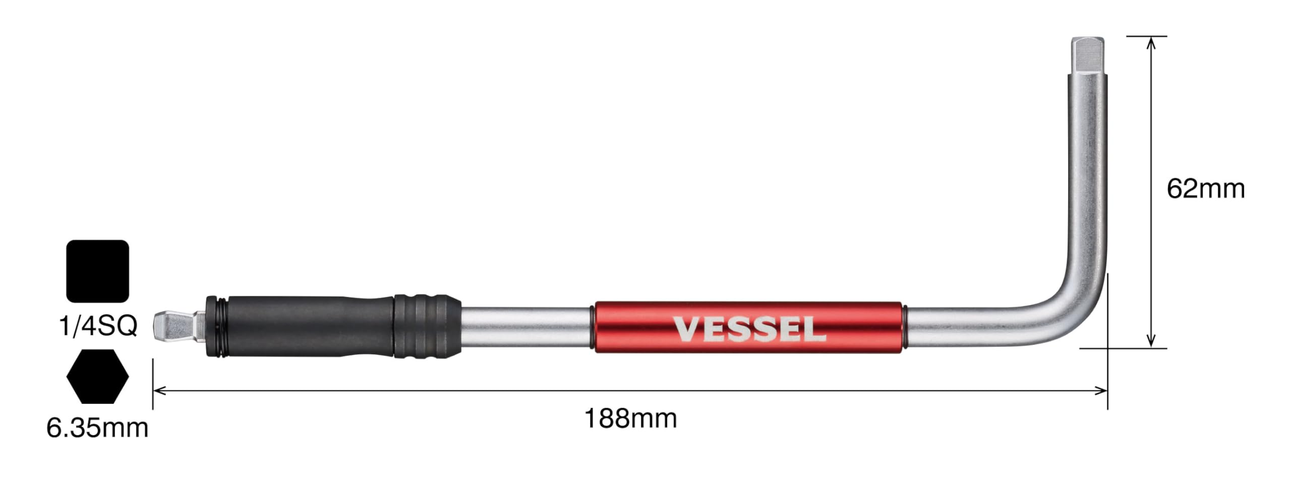 【送料無料】ベッセル(VESSEL) 2WAY スピードL型ハンドル SLH2