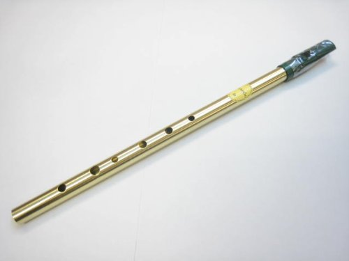 民族楽器コイズミ Feadog ティンホイッスル D管 笛 アイルランド アイリッシュホイッスル 民族楽器 色：ゴールド