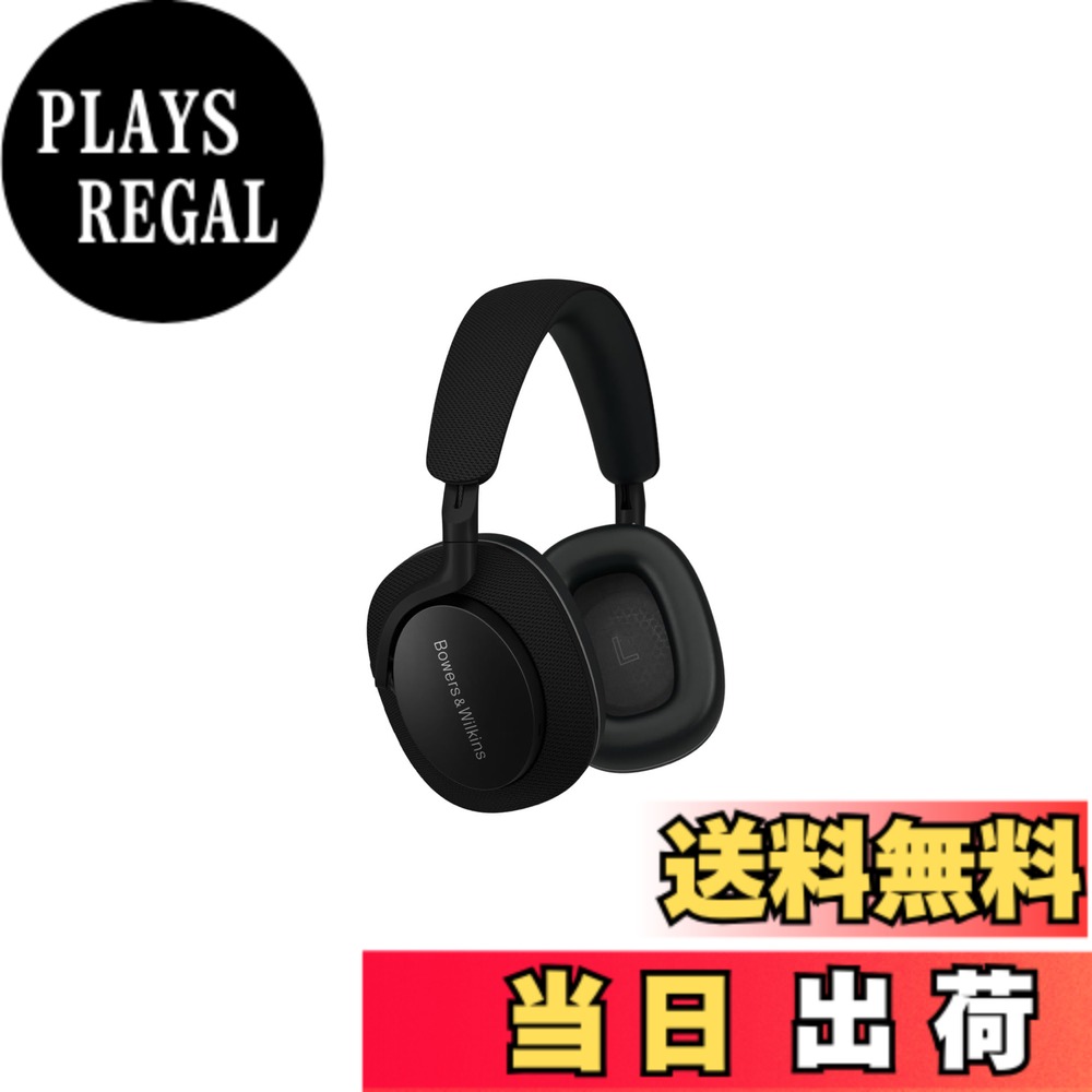 Bowers & Wilkins オーバーイヤー ノイズキャンセリング ワイヤレス ヘッドホン 色：アンスラサイト・ブラック、サイズ：普通