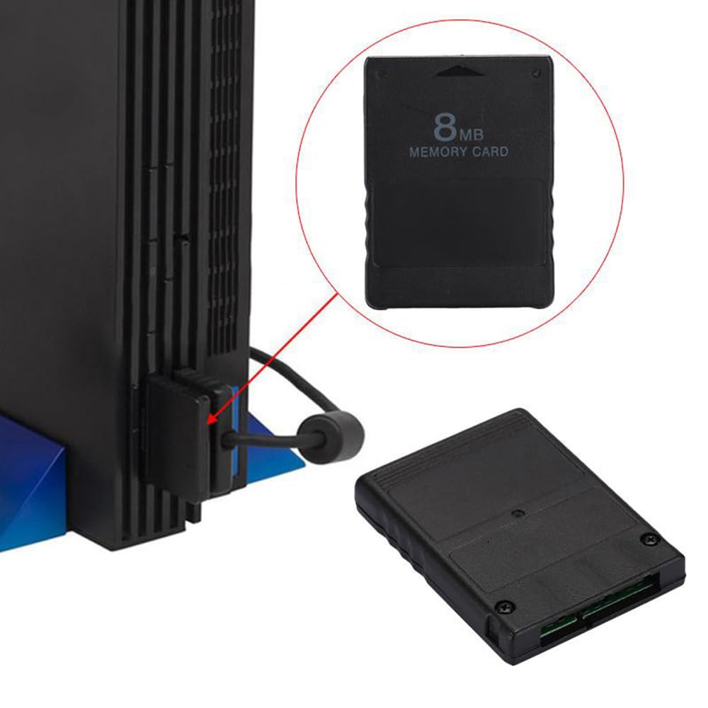 PLAYS REGALの【送料無料】PS2専用メモリーカード 8/128/256MB選択可能 大容量 PS2シリーズ通用 ゲームアーカイブ用 色：8MB｜アングル3