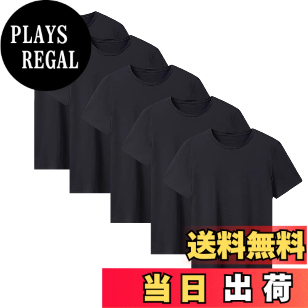 商品情報商品の説明主な仕様 【防臭速乾】厚すぎず薄すぎないオールシーズン対応の丸首半袖インナーシャツになります。肌に直接触れるものだからとことんこだわりました。防臭・速乾性に優れた生地を採用したことで、気になるワキ汗、ニオわせません。【高伸縮生地】伸縮性が高い生地を採用したことで、どんな動きにもしっかりフィットしストレスなくご着用頂けます。 トップスに影響がなく、フイシャツ、スーツや学生服の下にも心地よくお召しいただけます。【インナーシャツ】便利な5枚組となっておりますので、衣替えの必要もなく、1セット持っているだけで非常に便利です。一人暮らしの方や梅雨時期でお外に洗濯物が干せない時の洗い替え対策としてもご好評頂いております。【着回し万能】一度着たら病みつきになる着心地。ビジネスシーンや普段着はもちろん、スポーツ時のインナーとしても大活躍してくれます。アフターサービス：全力をつくして製品の品質を確保しています。お届いた商品は破損または汚れがある場合、お気軽にご連絡ください。対応させていただきます。