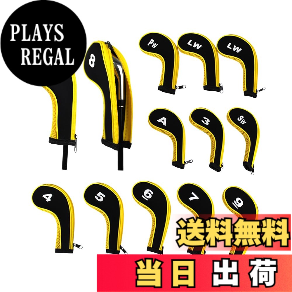 【送料無料】Scott Edward 12件のデジタルプリントゴルフクラブアイアンカバークロ...