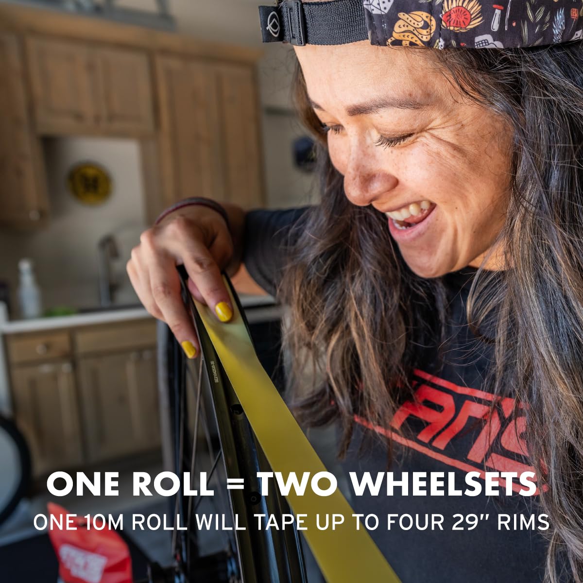 PLAYS REGALの【送料無料】スタンズ(STAN'S) RIM TAPE 10M X 25MM 色：イエロー、サイズ：10Mx25mm｜アングル3