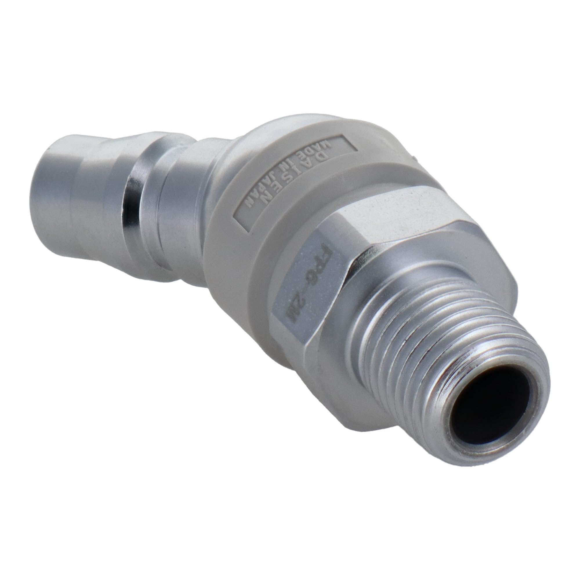 商品情報商品の説明エアーパーツ 【空気配管接続用】 ホースのねじれ防止に 首振リプラグ 日本製主な仕様 最高使用圧力:1.5MPabr適用流体:空気耐圧力:2.0MPabr本体材質:鋼鉄温度範囲:-20度~80度本体:凸R1/4(テーパーネジ)相手側取付サイズ:凹Rc1/4(テーパーネジ)推奨締付トルク:15N・m