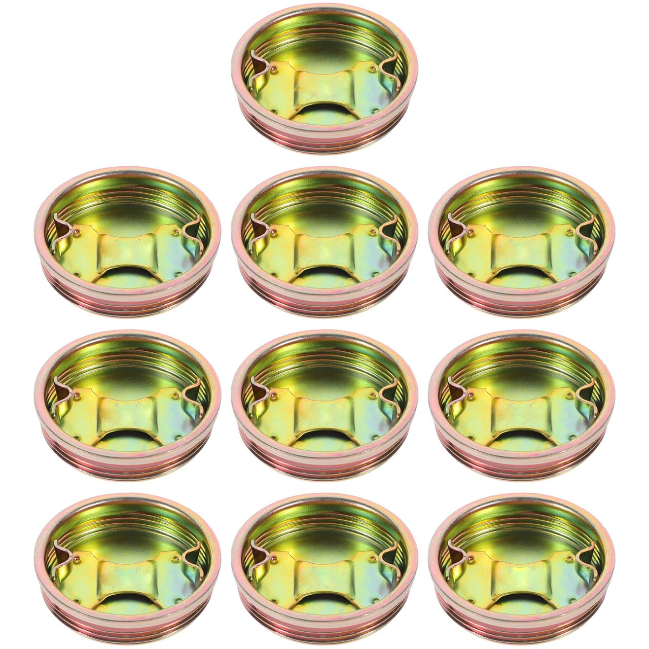 【送料無料】TOYMYTOY ドラム缶蓋 10個セット 200リットル用 オイルバレルキャップ プラスチック製 栓キャップ ドラム缶密封用 バレルプラグ 産業用交換部品 色：白、サイズ：6.00x5.50x1.50cm