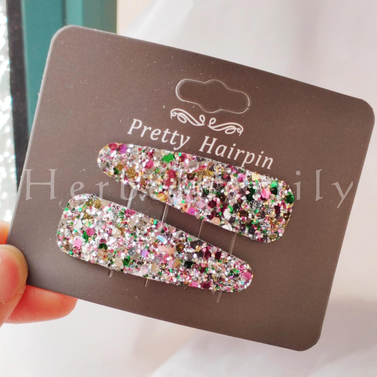 【送料無料】[Herbeluemily] ヘアピン ヘアクリップ パッチンピン 前髪留め 髪留め...