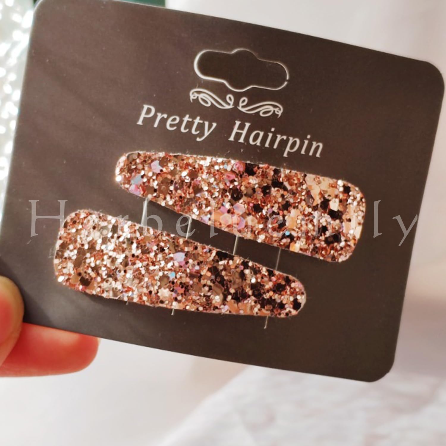 【送料無料】[Herbeluemily] ヘアピン ヘアクリップ パッチンピン 前髪留め 髪留め...