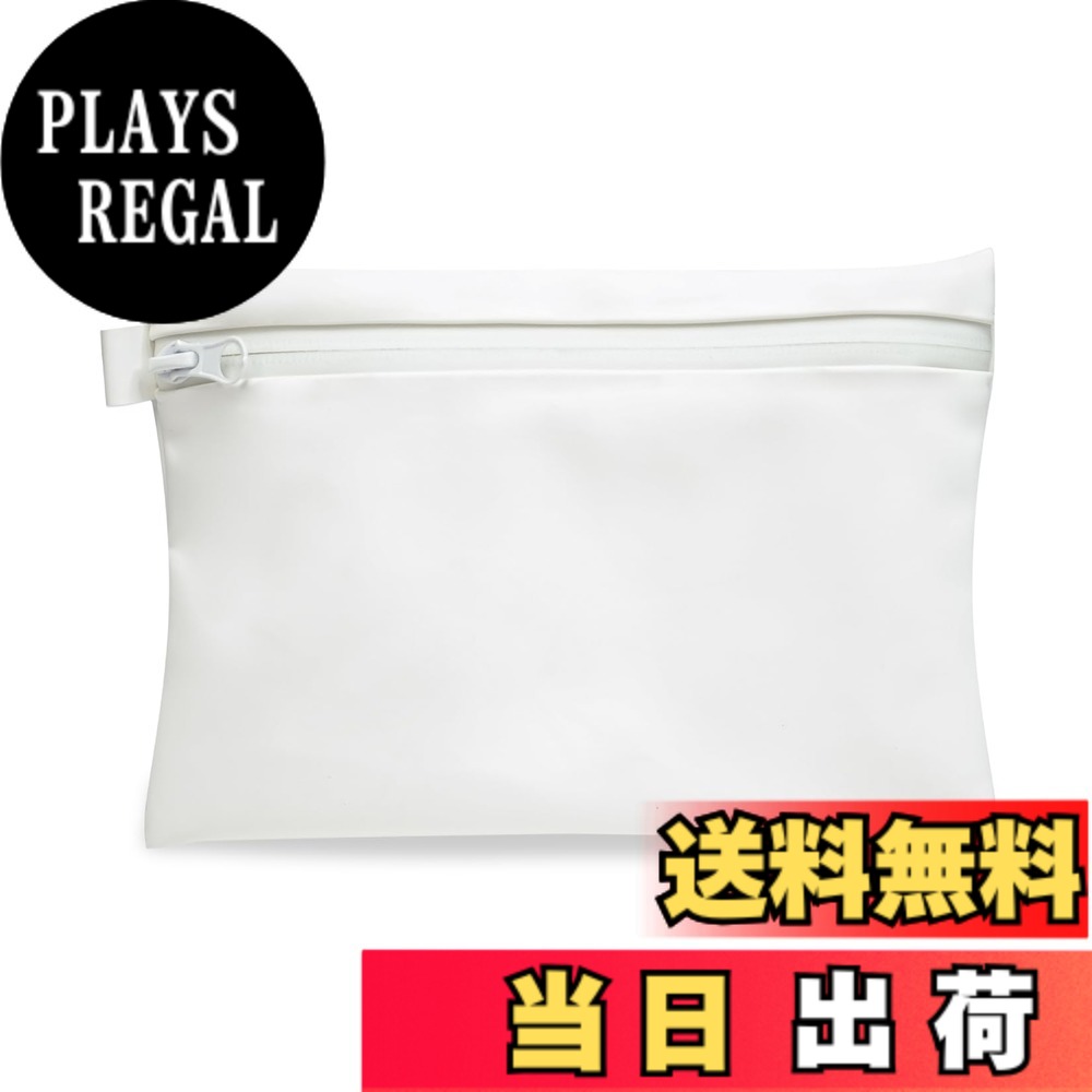【送料無料】[HDONYUi] 耐水 ガジェットポーチ 防水 ケース 小物収納 小型 ミニポーチ小さめ イヤホン 鍵 バッグインバッグ コンパクト トラベル マルチ ケーブル コスメ 旅行 出張収納 充電器 ポーチ 化粧 レディース メンズ 軽量 色：White、サイズ：XXL plays23-11870729 PLAYS REGAL パッケージ画像