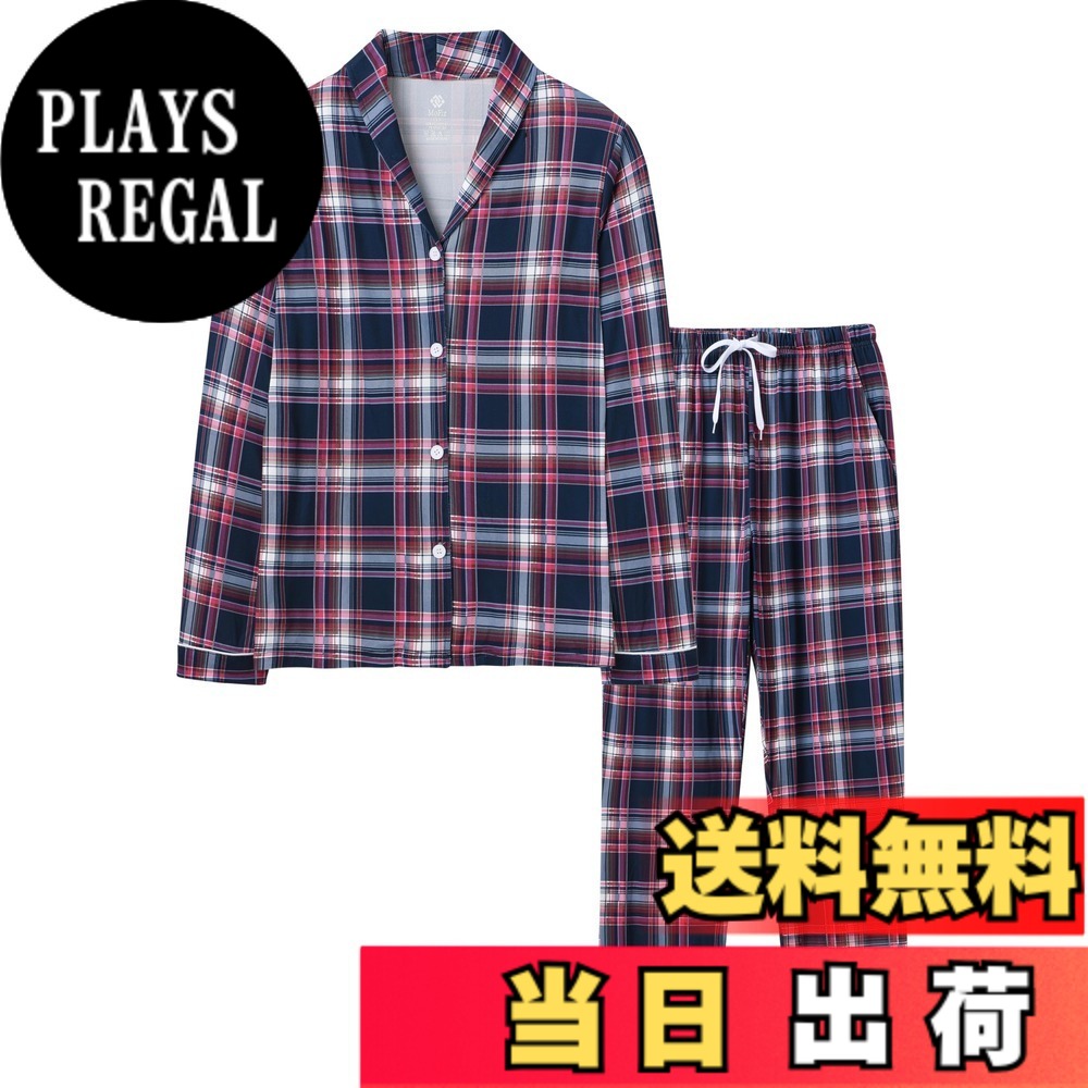商品情報商品の説明主な仕様 お肌に優しい上質な生地を採用しており、快適な履き心地で肌触りの良いパジャマセットアップです。トップスは肩幅にゆとりがあるドロップショルダーで体のラインを拾わない、ゆったりとしたシルエットで体型カバーもOK。。ボトムスは両サイドにポケット付きで、スマホや小物などが入れられるため、とても便利です。ウエストがゴム（調節可能な紐）仕様で、窮屈感がなく動きやすいのもポイント。就寝中の眠りを妨げないゆったりとしたパターンで仕上げました。肌へのべたつきや衣服内の蒸れを軽減し、通気性、吸湿性・吸水性をバランスよく兼ね備えています。どんなスタイルにも合わせやすく、幅広い年齢層に適しています。襟は程よい大きさで扱いやすく、寝冷えやエアコンなどの冷気が気になる方にもぴったりなデザイン。ご家族やご友人へのプレゼントにも最適な、肌に優しいパジャマです。